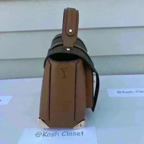 Michael Kors Manhattan Satchel Medium Leather Brown - Picture 10 of 11